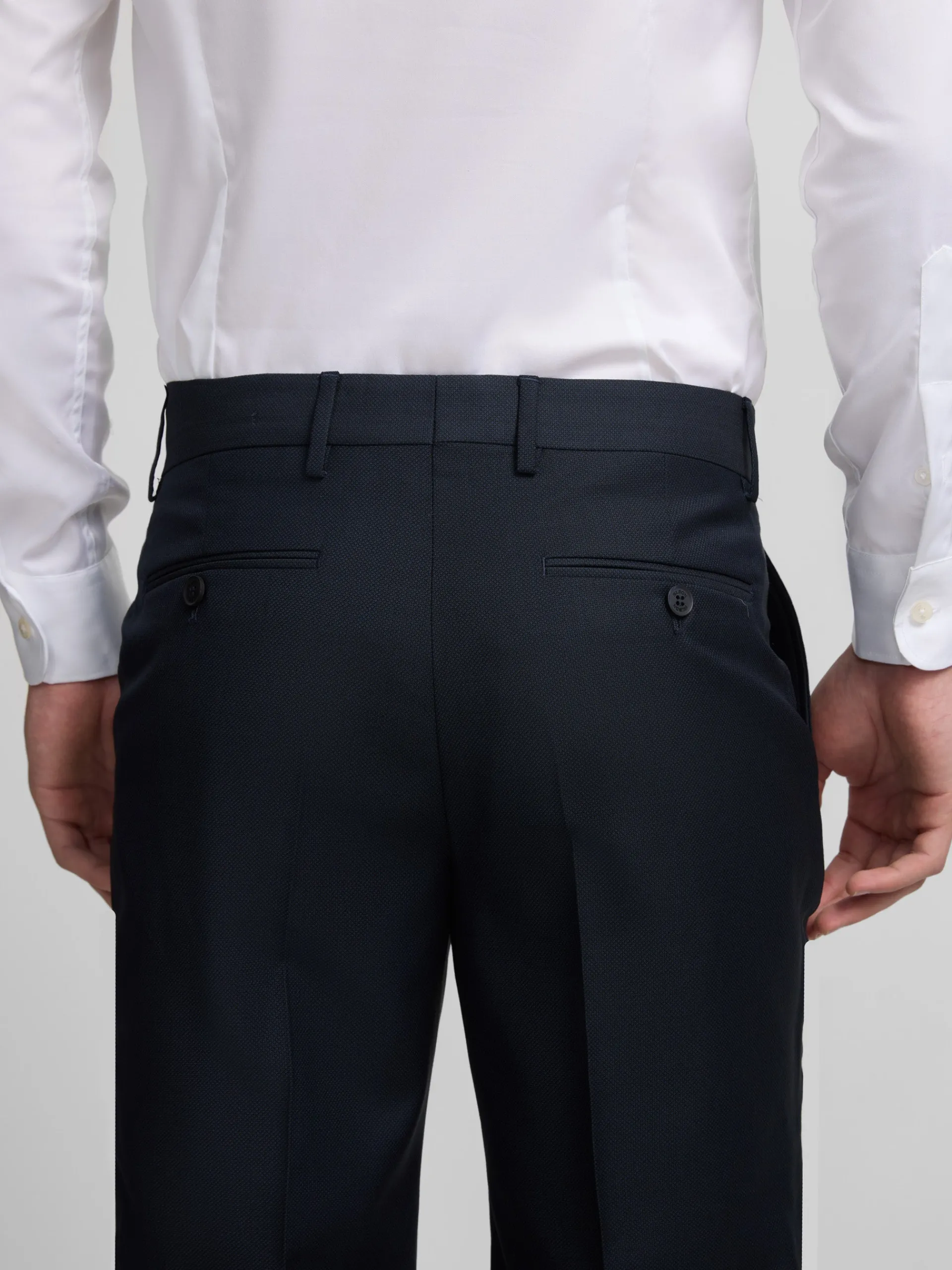 Silbon Formal Y Etiqueta·Trajes-Pantalon suit ojo de perdiz navy Azul marino