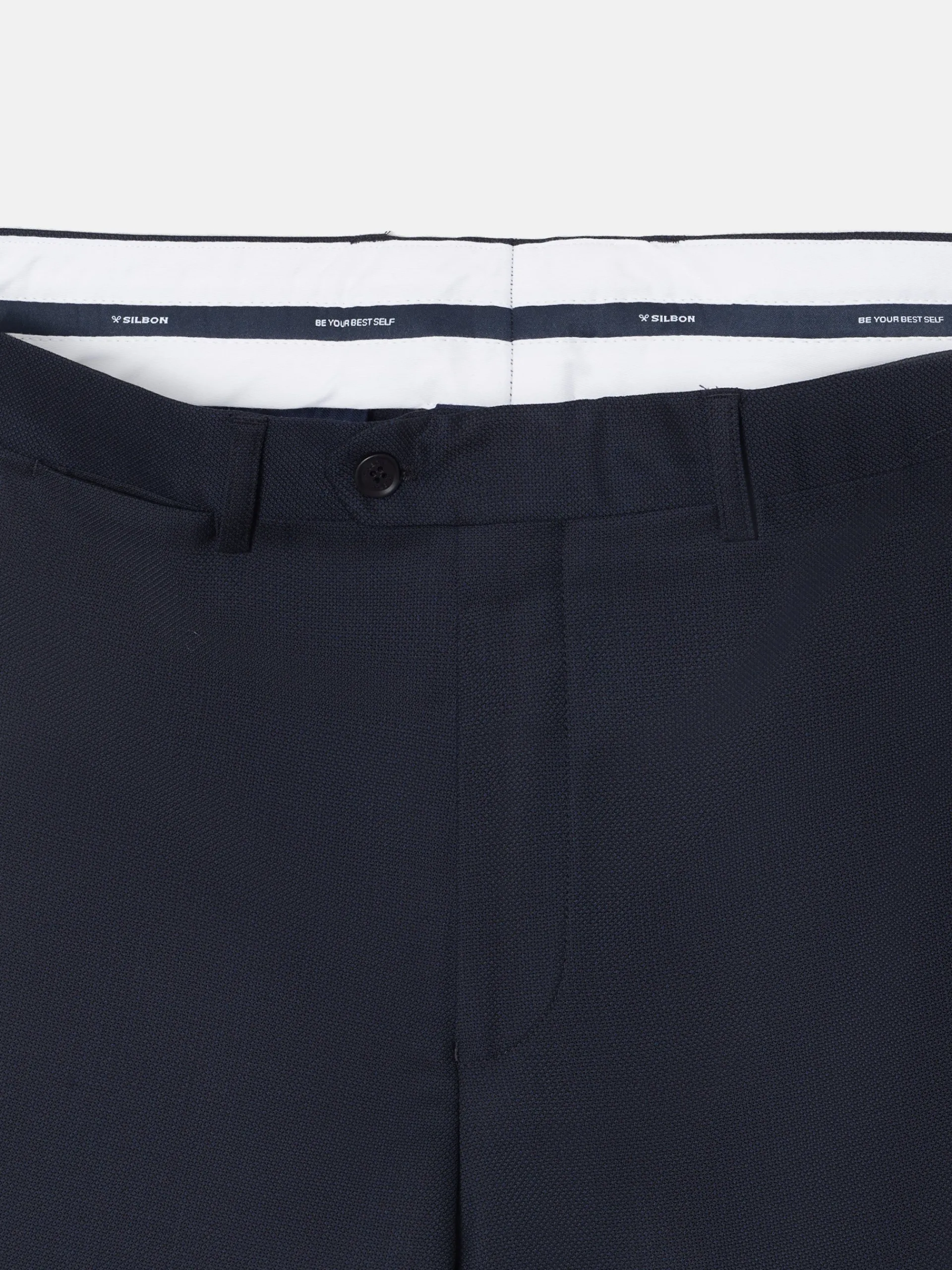 Silbon Formal Y Etiqueta·Trajes-Pantalon suit ojo de perdiz navy Azul marino