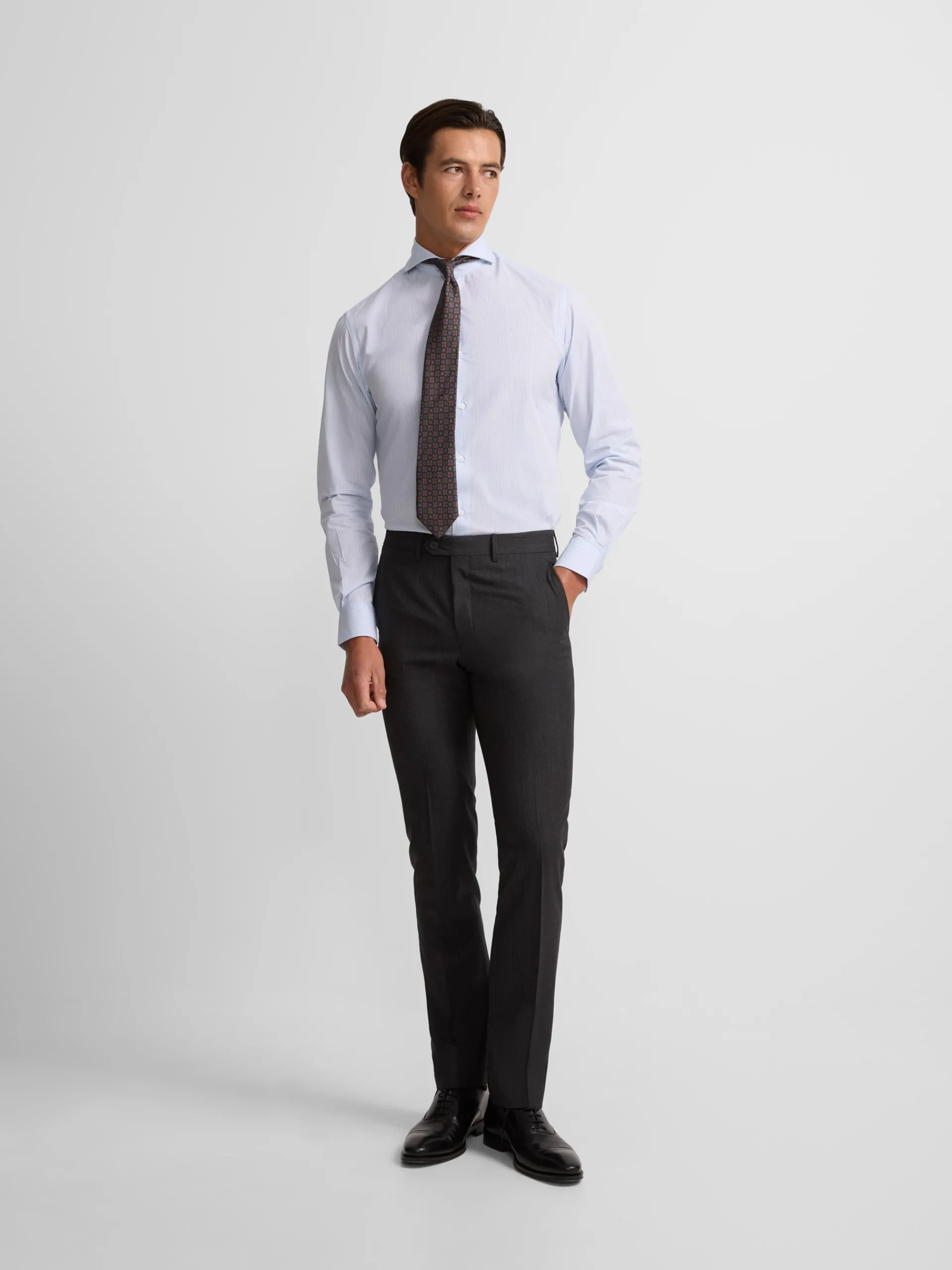 Silbon Formal Y Etiqueta·Trajes-Pantalon traje clasico espiga Gris