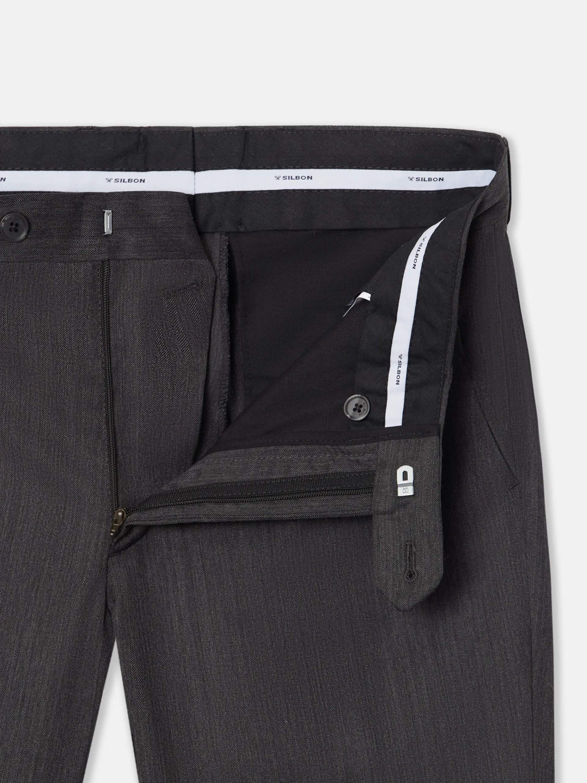 Silbon Formal Y Etiqueta·Trajes-Pantalon traje clasico espiga Gris