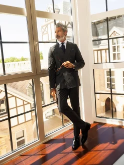 Silbon Formal Y Etiqueta·Trajes-Pantalon traje cruzado stretch Gris