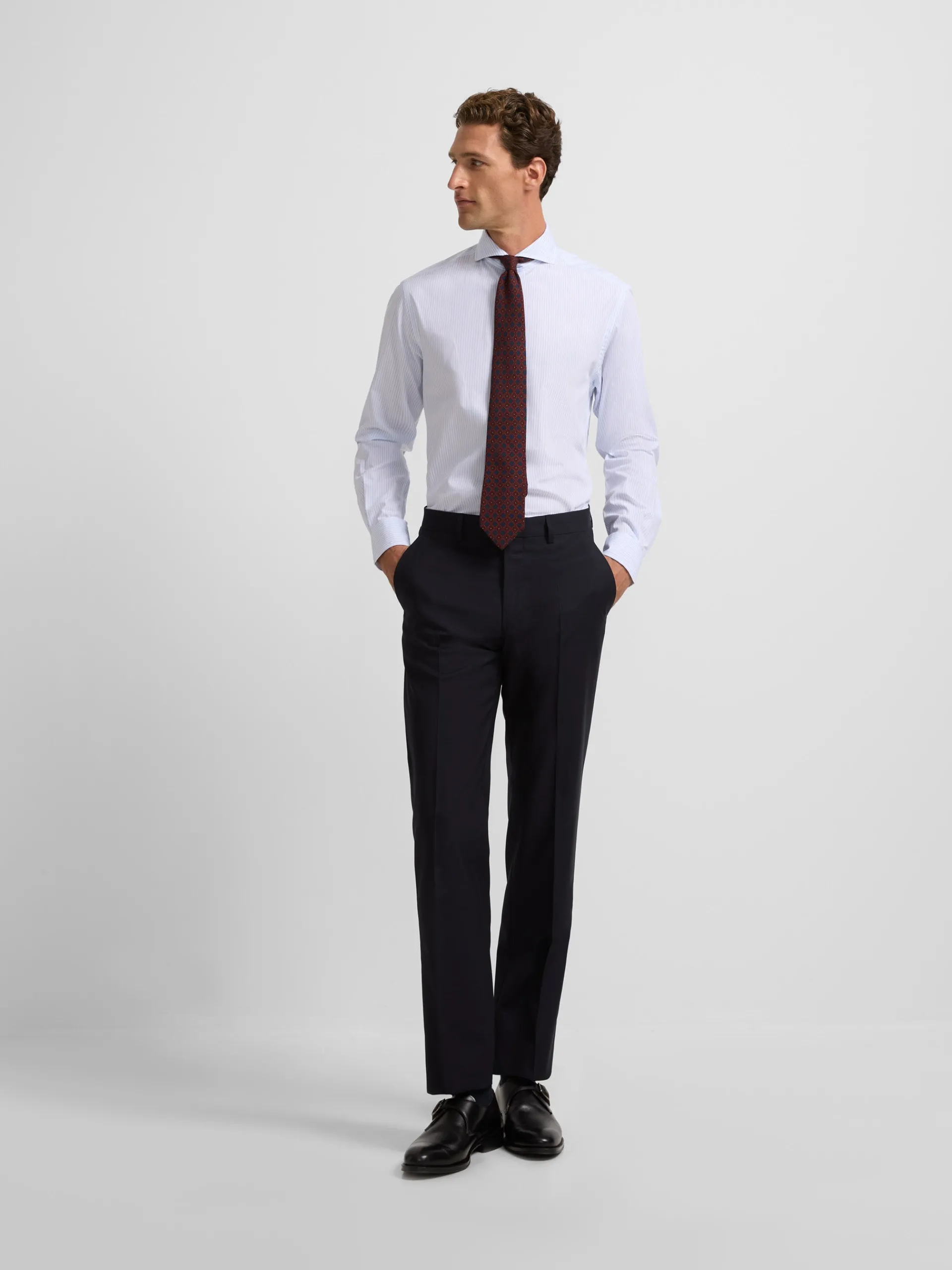 Silbon Formal Y Etiqueta·Trajes-Pantalon traje cruzado stretch azul marino Azul marino