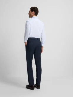 Silbon Formal Y Etiqueta·Pantalones De Vestir-Pantalon vestir classic azul medio Azul medio