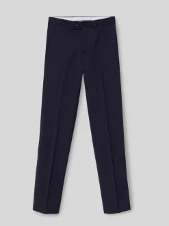 Silbon Formal Y Etiqueta·Pantalones De Vestir-Pantalon vestir classic azul medio Azul medio