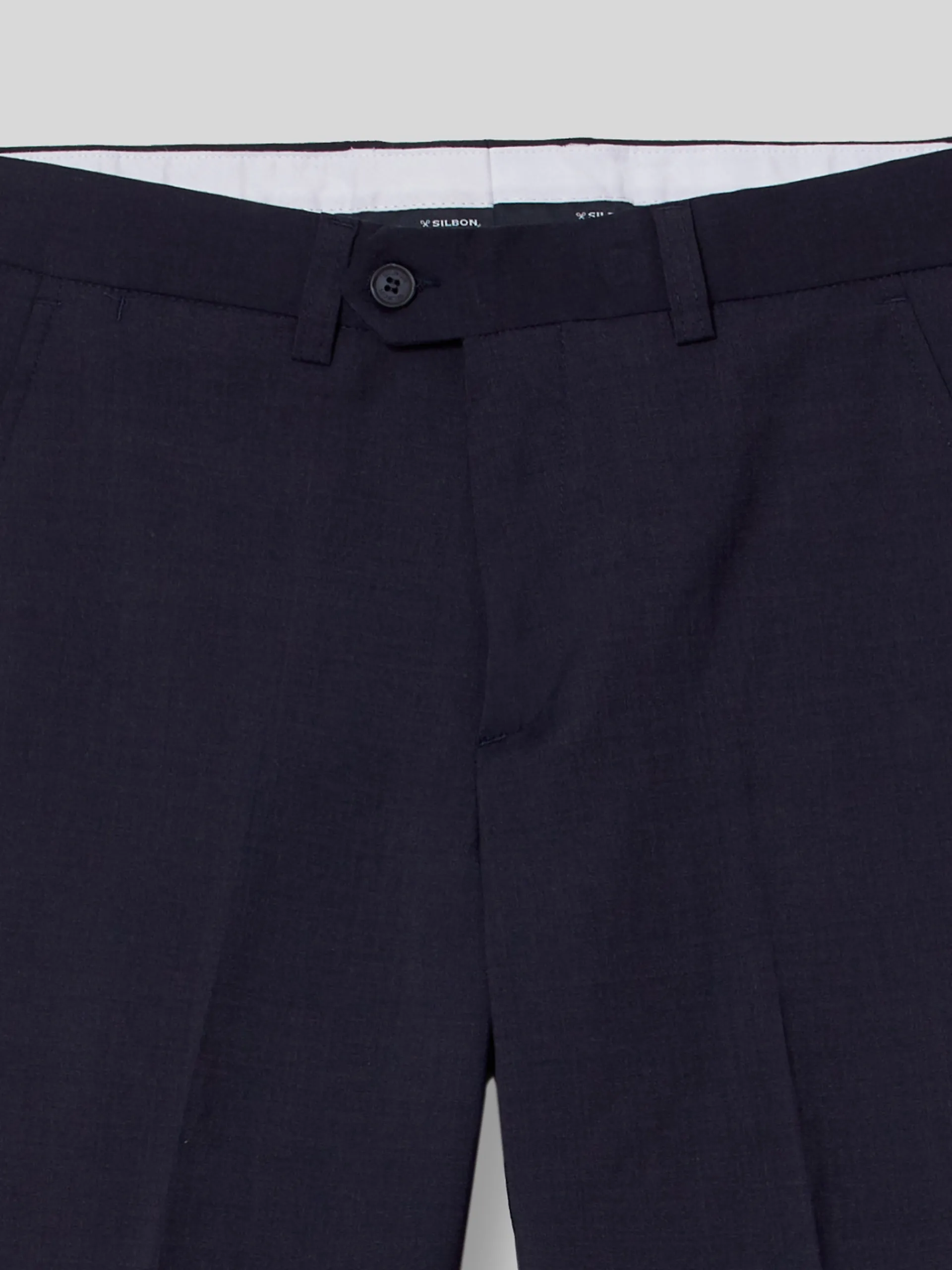 Silbon Formal Y Etiqueta·Pantalones De Vestir-Pantalon vestir classic azul medio Azul medio