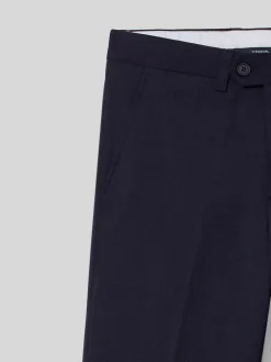 Silbon Formal Y Etiqueta·Pantalones De Vestir-Pantalon vestir classic azul medio Azul medio