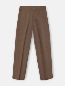 Silbon Pantalones-Pantalon vestir detalles espiga Marron