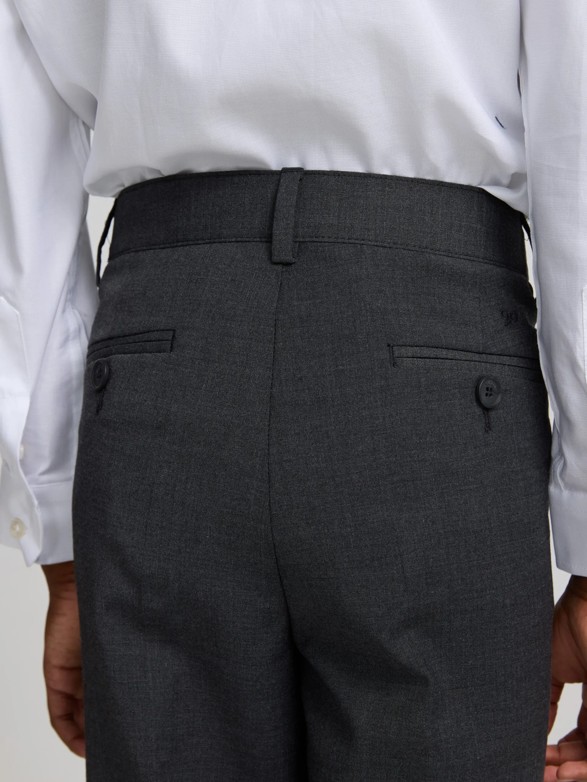 Silbon Pantalones-Pantalon vestir kids clasico Gris