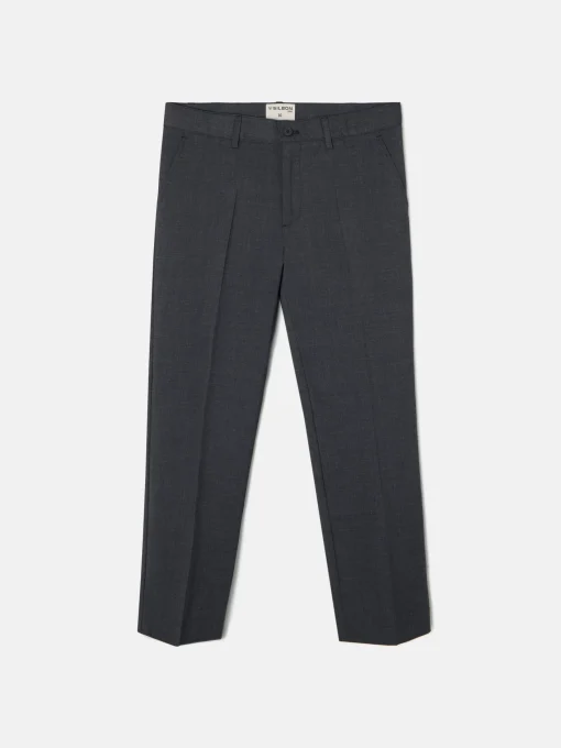 Silbon Pantalones-Pantalon vestir kids clasico Gris