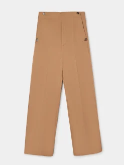Silbon Pantalones-Pantalon vestir marinero Camel