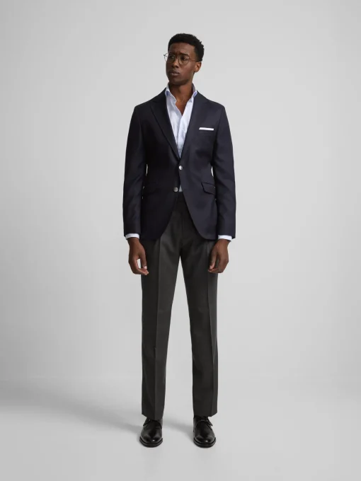 Silbon Formal Y Etiqueta·Pantalones De Vestir-Pantalon vestir pinzas gris marengo Gris marengo