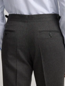 Silbon Formal Y Etiqueta·Pantalones De Vestir-Pantalon vestir pinzas gris marengo Gris marengo