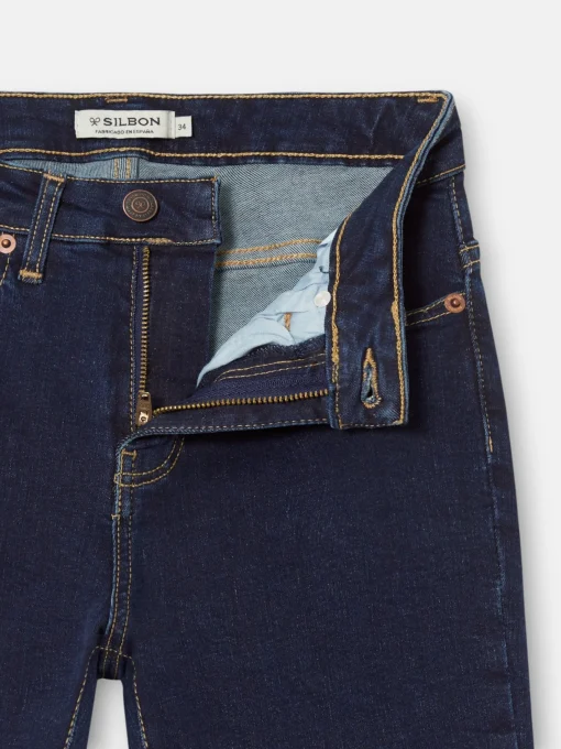 Silbon Pantalones-Pantalon woman boot cut azul marino Azul marino