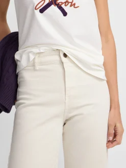 Silbon Pantalones-Pantalon woman culotte bolsillos Crudo