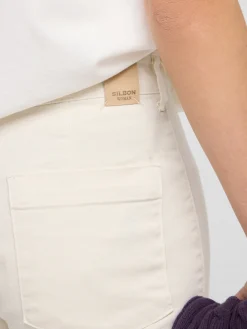 Silbon Pantalones-Pantalon woman culotte bolsillos Crudo