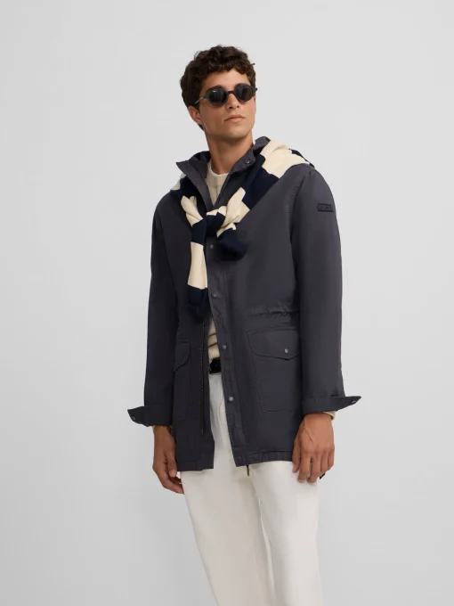 Silbon Smart Casual·Abrigos Y Cazadoras-Parka casual azul marino Azul marino