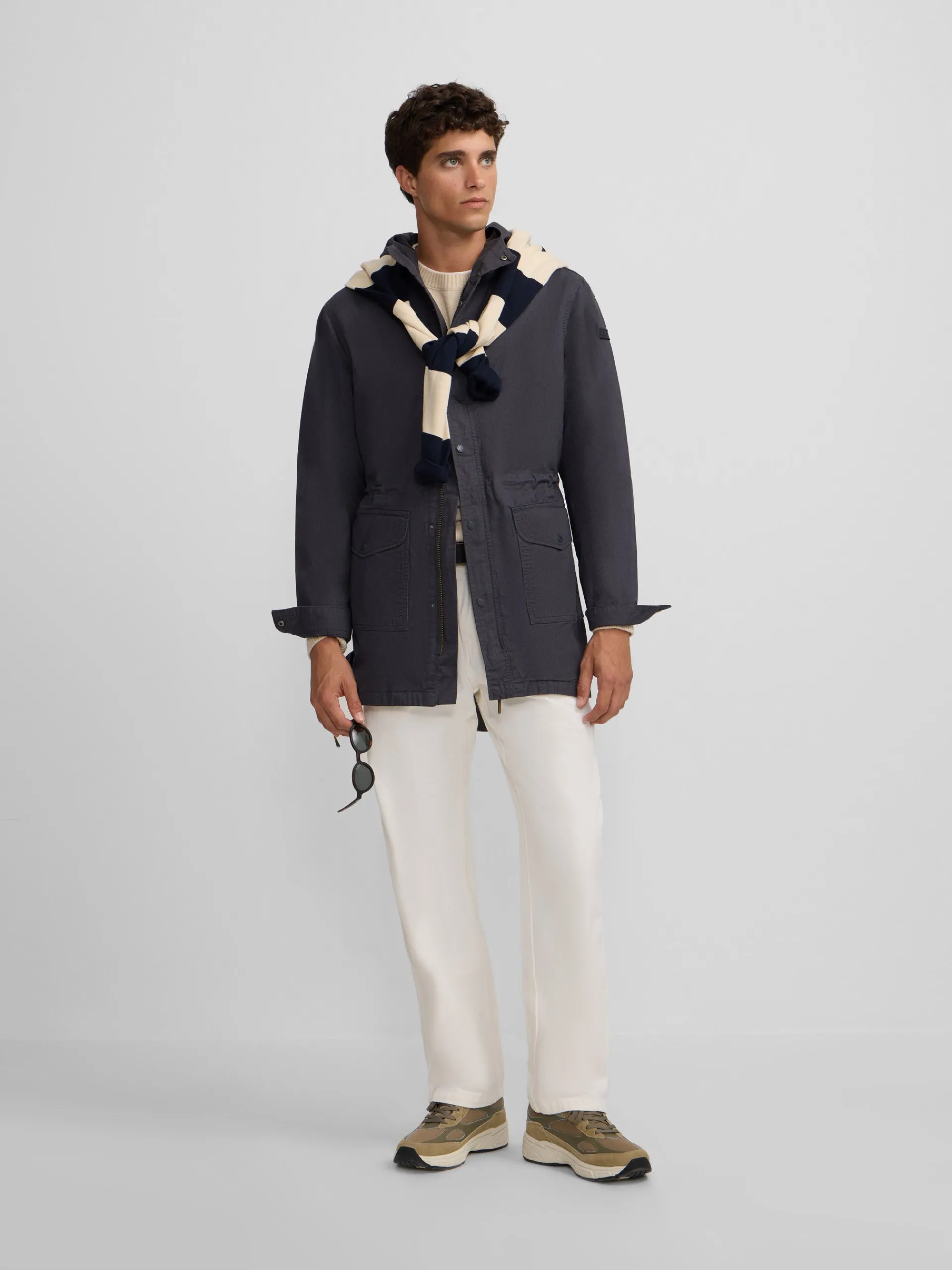 Silbon Smart Casual·Abrigos Y Cazadoras-Parka casual azul marino Azul marino