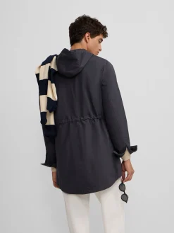 Silbon Smart Casual·Abrigos Y Cazadoras-Parka casual azul marino Azul marino