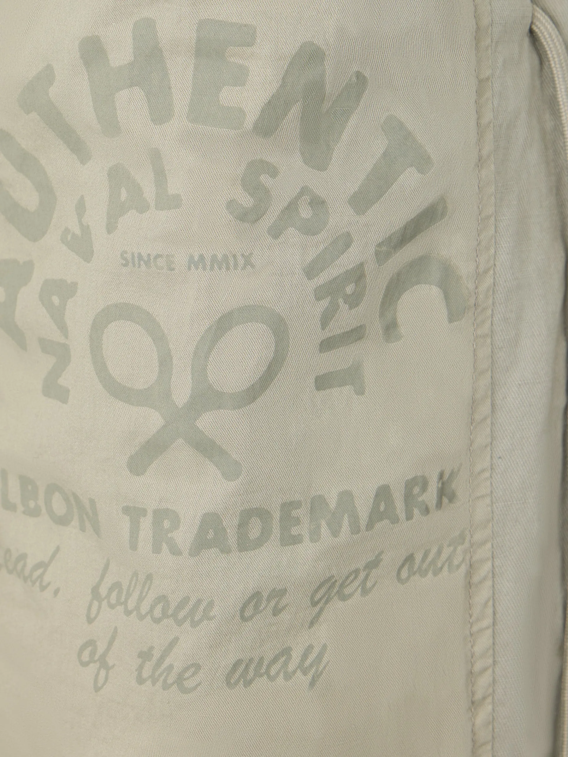 Silbon Smart Casual·Abrigos Y Cazadoras-Parka garment dye Verde