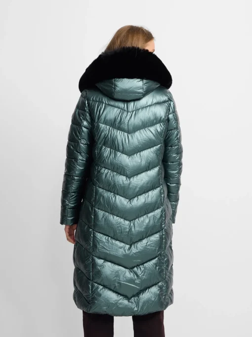 Silbon Abrigos Y Exterior-Parka larga acolchada Verde