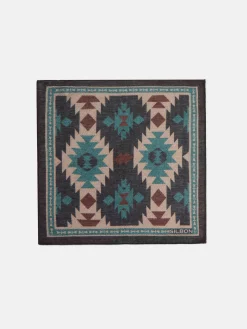 Silbon Accesorios·Corbatas, Pajaritas Y Pañuelos-Pañuelo estampado etnico Marron