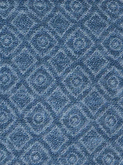 Silbon Accesorios·Corbatas, Pajaritas Y Pañuelos-Pañuelo motivo azulejo azul verde Azul verde