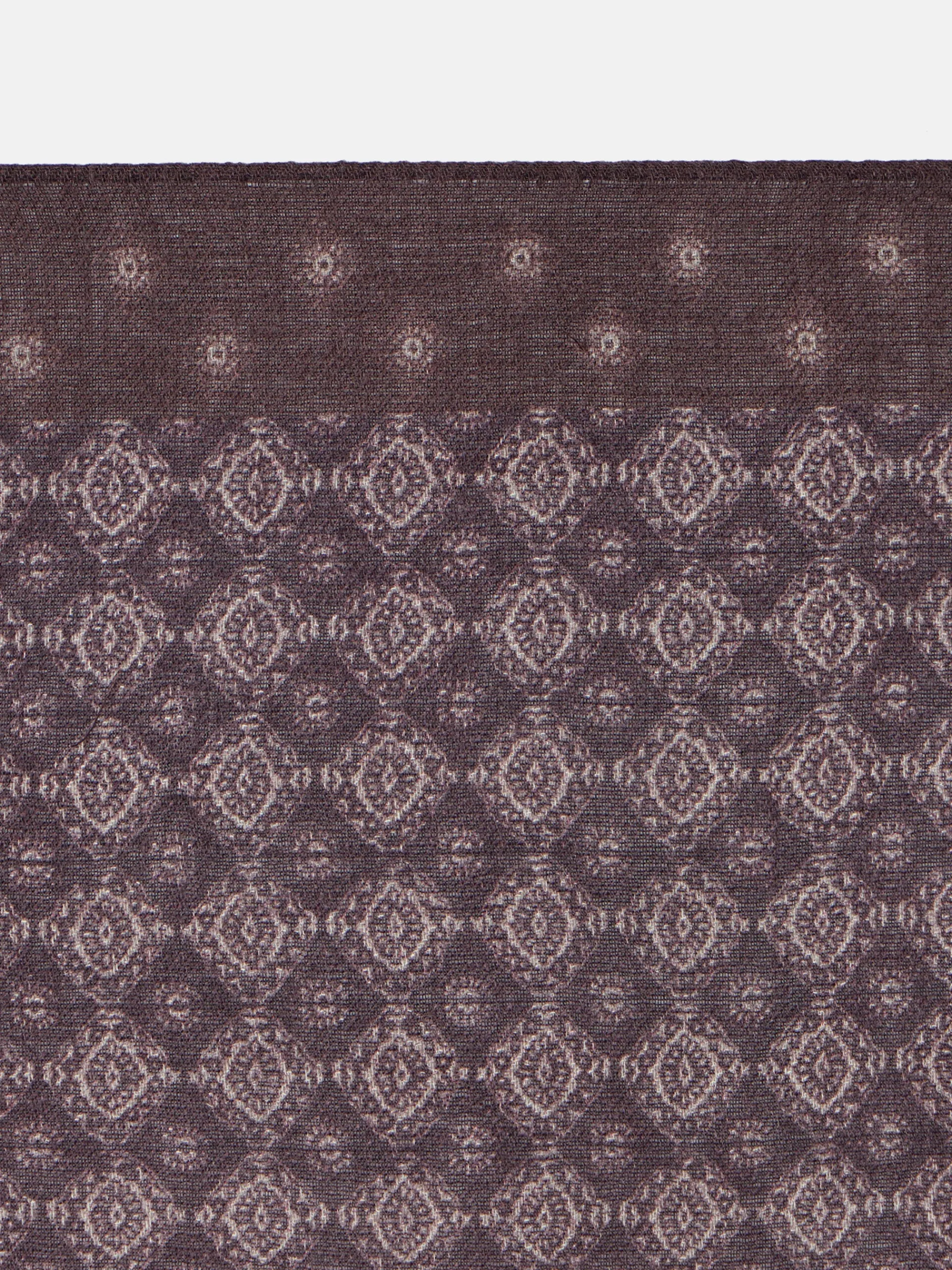 Silbon Accesorios·Corbatas, Pajaritas Y Pañuelos-Pañuelo motivo geometrico Marron