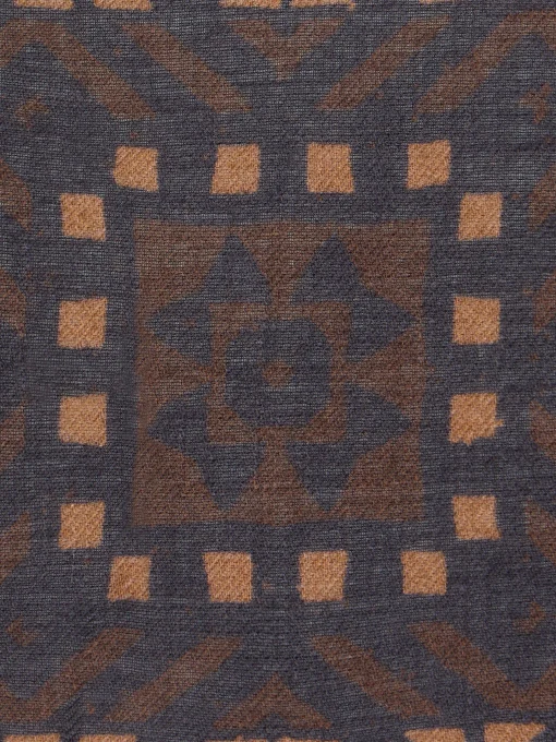 Silbon Accesorios·Corbatas, Pajaritas Y Pañuelos-Pañuelo motivos etnicos Marron