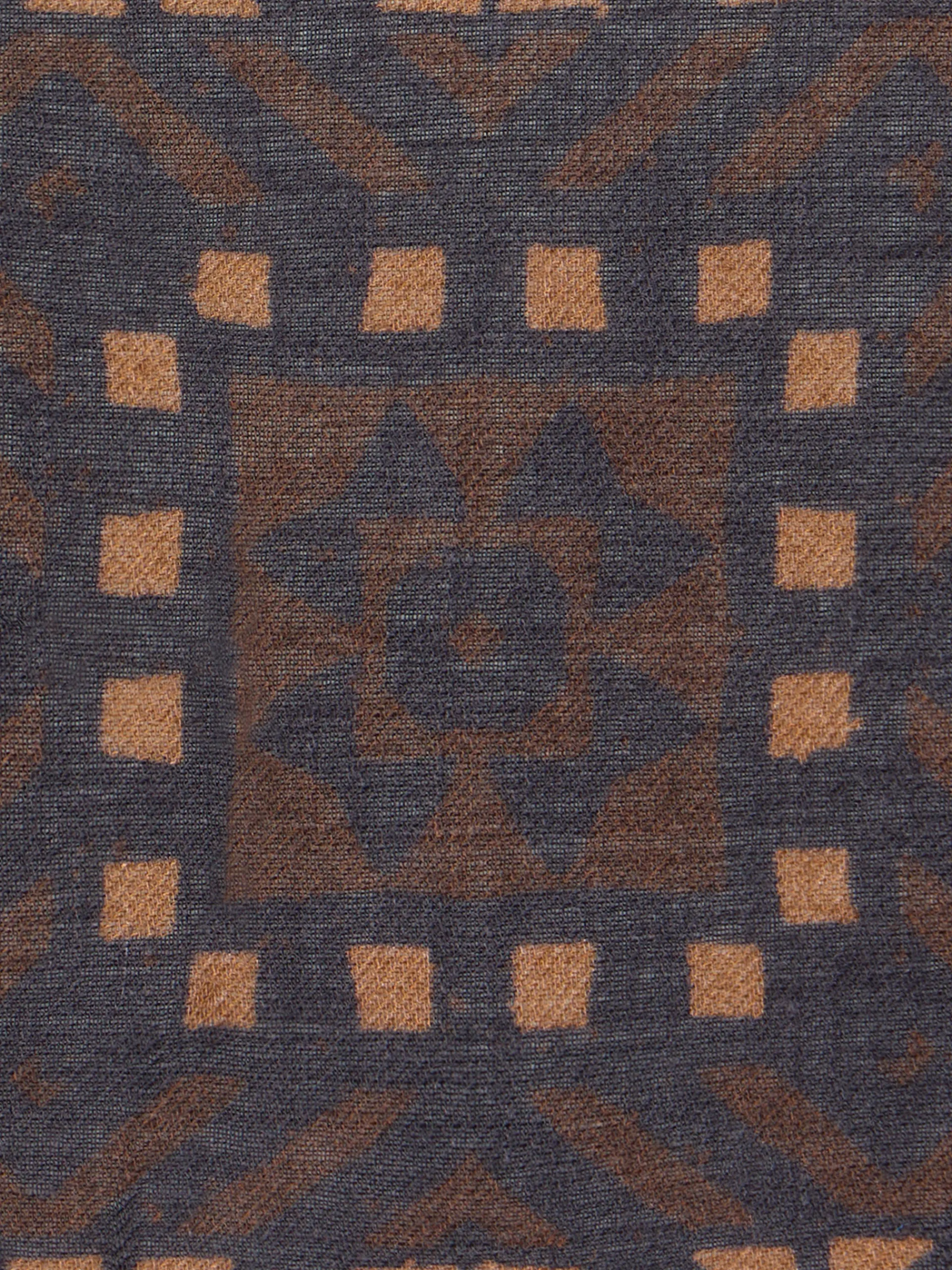 Silbon Accesorios·Corbatas, Pajaritas Y Pañuelos-Pañuelo motivos etnicos Marron