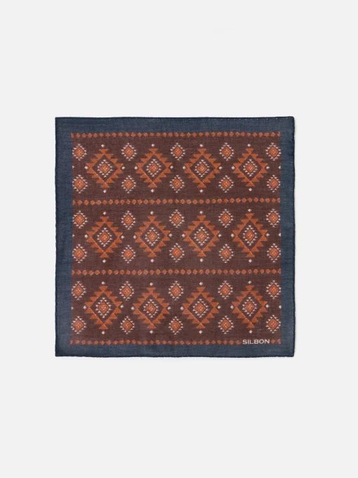 Silbon Accesorios·Corbatas, Pajaritas Y Pañuelos-Pañuelo rombos etnicos colores Multicolor