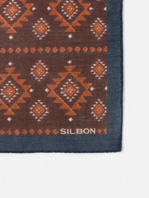 Silbon Accesorios·Corbatas, Pajaritas Y Pañuelos-Pañuelo rombos etnicos colores Multicolor