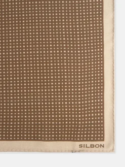 Silbon Accesorios·Corbatas, Pajaritas Y Pañuelos-Pañuelo topos perfil Verde