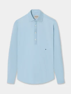 Silbon Smart Casual·Camisas Sport-Polera sport denim azul claro Azul claro