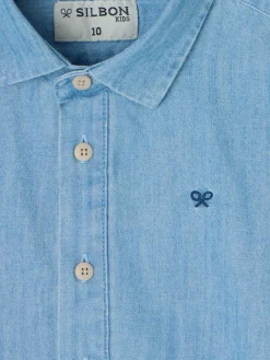 Silbon Camisas Y Poleras-Polera sport kids denim azul claro Azul claro