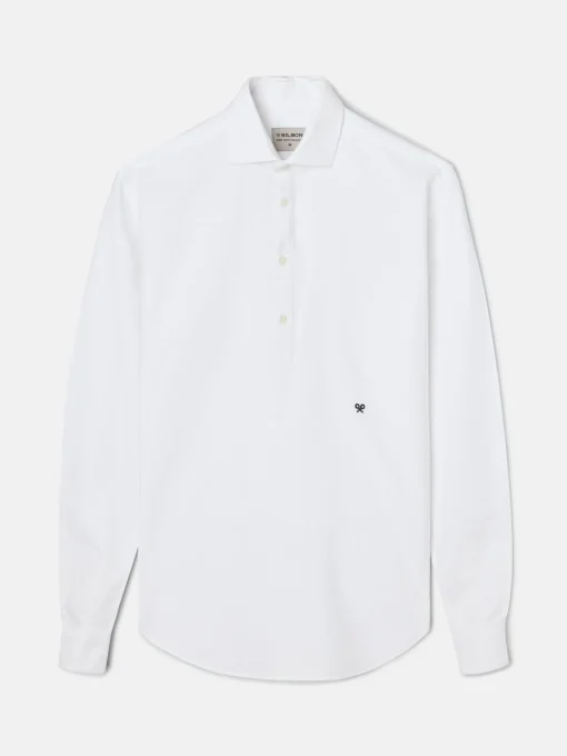 Silbon Smart Casual·Camisas Sport-Polera sport oxford blanca Blanco