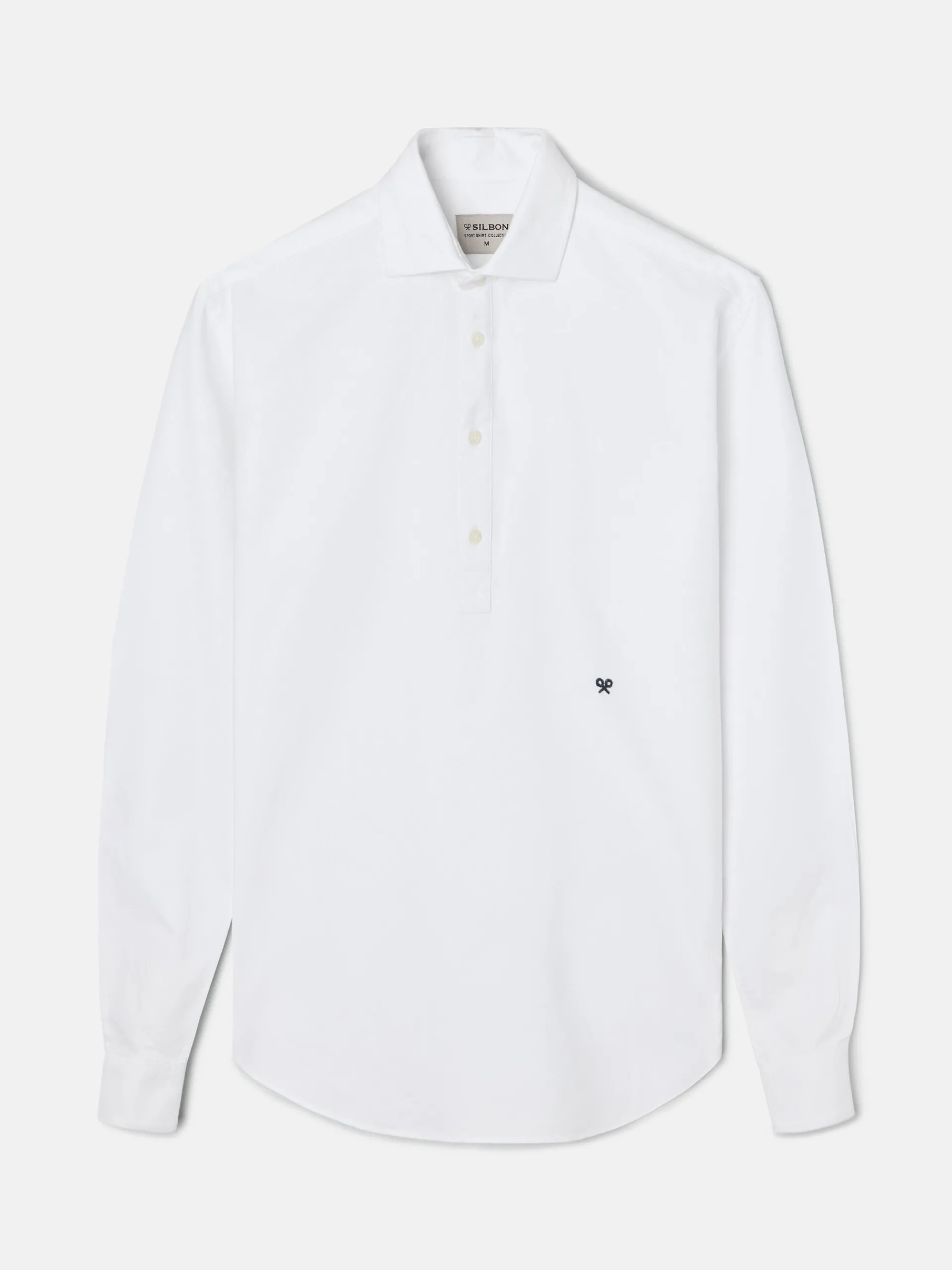 Silbon Smart Casual·Camisas Sport-Polera sport oxford blanca Blanco