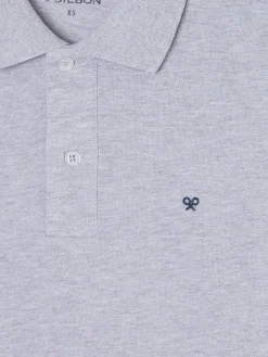 Silbon Smart Casual·Polos-Polo clasico liso gris claro Gris claro