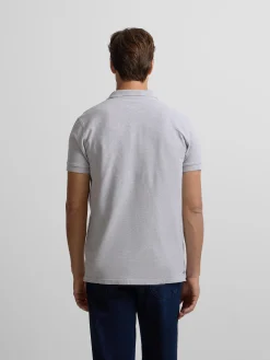 Silbon Smart Casual·Polos-Polo clasico liso gris claro Gris claro