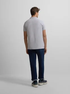 Silbon Smart Casual·Polos-Polo clasico liso gris claro Gris claro