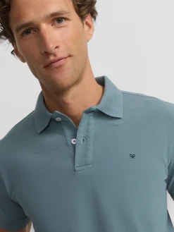 Silbon Smart Casual·Polos-Polo clasico liso Petroleo