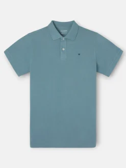 Silbon Smart Casual·Polos-Polo clasico liso Petroleo