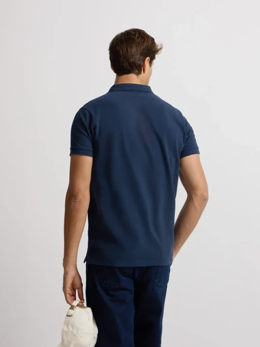 Silbon Smart Casual·Polos-Polo clasico miniparche marino Azul marino