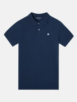 Silbon Smart Casual·Polos-Polo clasico miniparche marino Azul marino