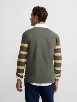 Silbon Smart Casual·Polos-Polo clasico rugby escudo Verde