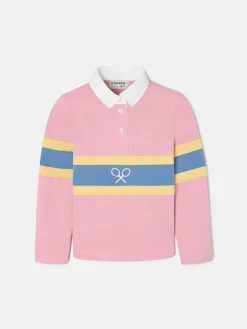 Silbon Camisetas Y Polos-Polo girl manga larga raqueta Rosa