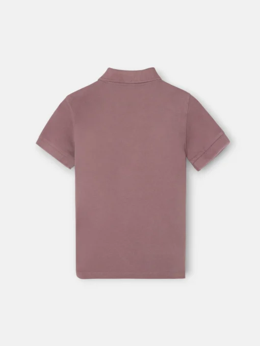 Silbon Polos-Polo kids clasico raqueta Burdeos