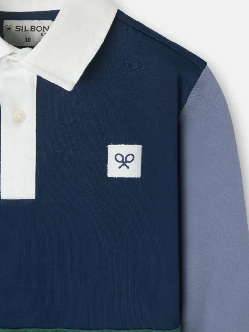 Silbon Polos-Polo kids clasico rugby multicolor azul marino Azul marino