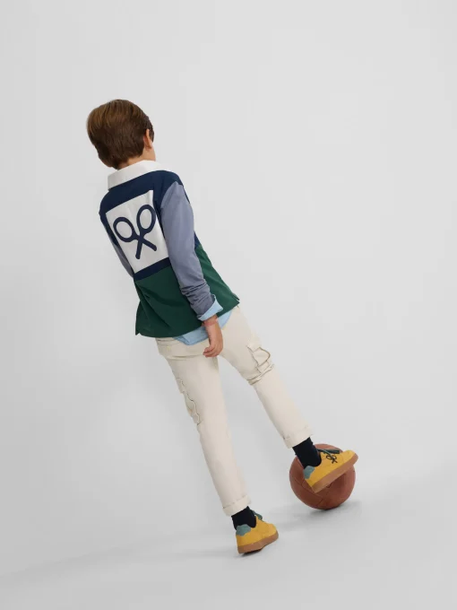 Silbon Polos-Polo kids clasico rugby multicolor azul marino Azul marino
