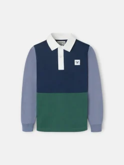 Silbon Polos-Polo kids clasico rugby multicolor azul marino Azul marino