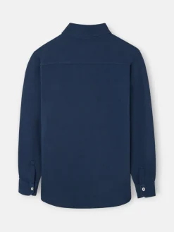 Silbon Smart Casual·Polos-Polo liso manga larga azul marino Azul marino